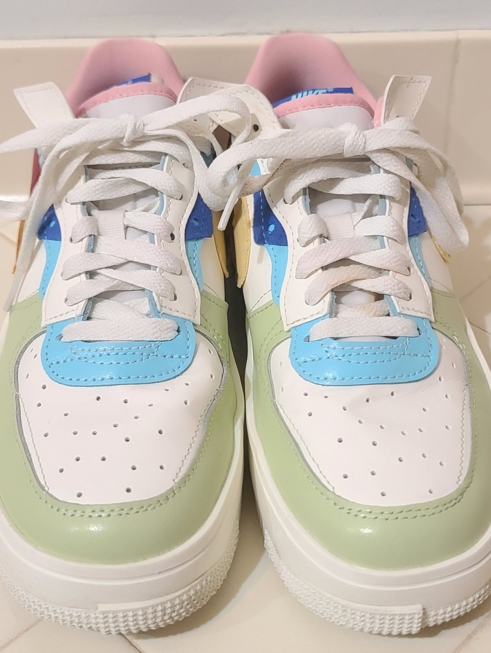 Nike Air Force 1 Fontanka Sail Multi Women's Size 9 - Picture 2 of 7